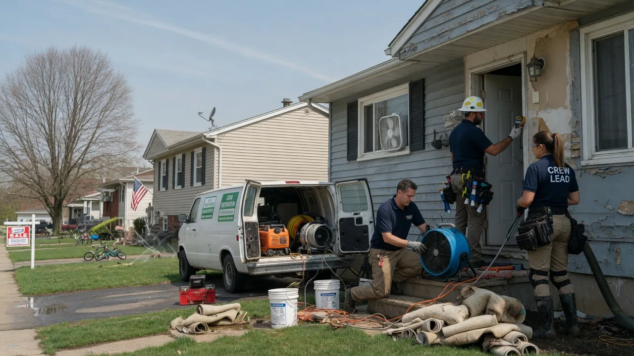 Flood Cleanup in Cuba City, WI near me