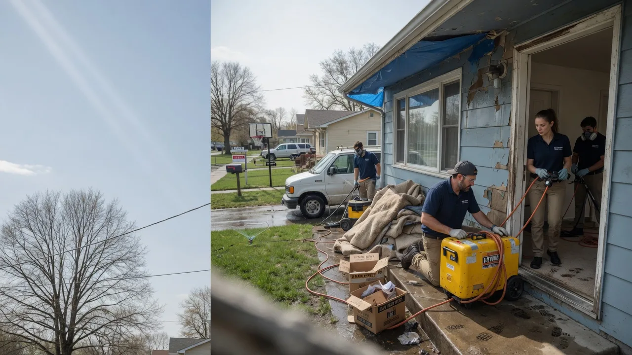 Basement Flood Cleanup in Cuba City, WI near me